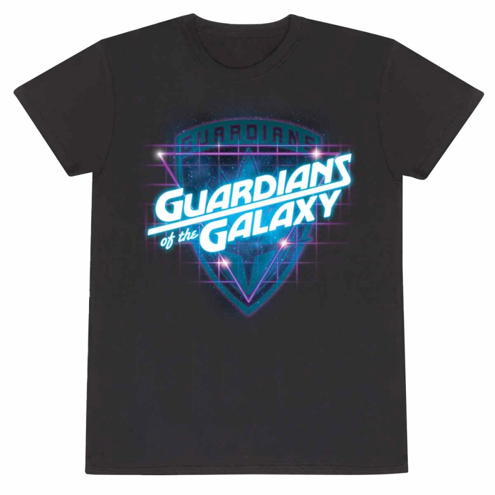 Marvel Guardians Of The Galaxy - 80s Style T-shirt Homme - Noir
